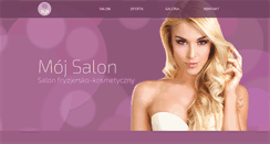 Desktop Screenshot of mojsalon.net